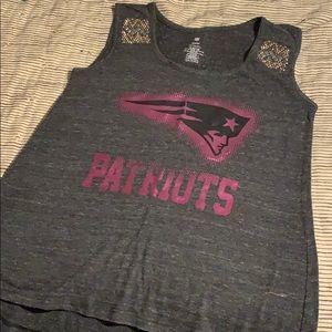 New England Patriots Studded Tank Top